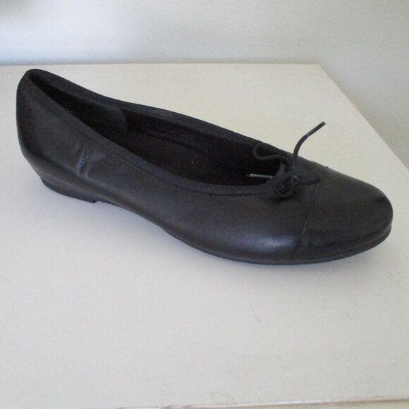 Munro American Womens Black Ballet Flats - Size 9.5M - Picture 1 of 9